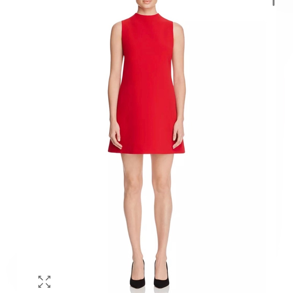 Alice + Olivia Coley Mock Neck Shift Dress